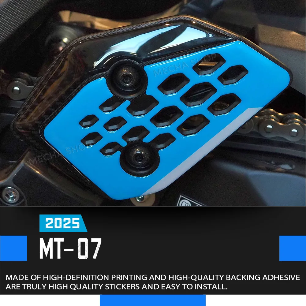 

MT07 наклейка 3D гелевые наклейки для MT-07 2025 защита пятки MT 07 аксессуары для мотоциклов