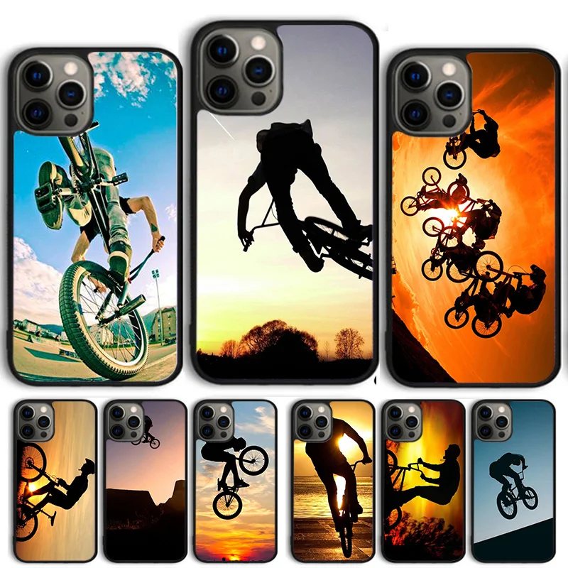 Love BMX Bike Sports Phone Case Cover For iPhone 15 16 14 13 Pro Max 12 Mini 11 Pro Max X XR XS Max Plus Coque Shell