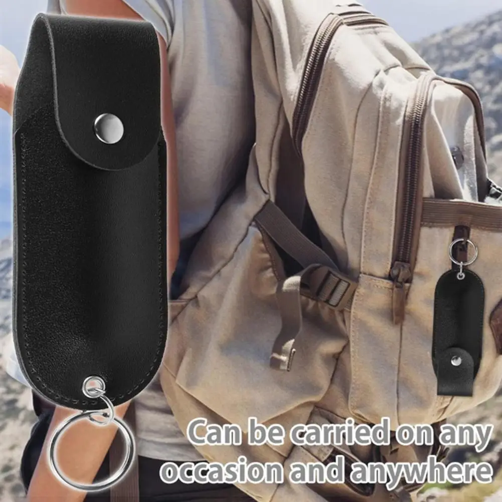 Mini Portable Spray Keychain Storage Bag Keychain Spray Holster Bag Compact Self defent Spray Holder Keychain with Cover