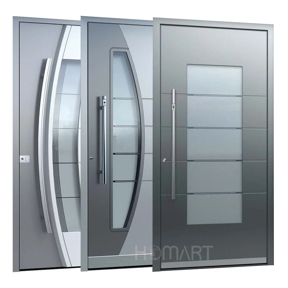 Luxury Aluminum Alloy Pivot Anti-Theft Entrance Gate for House Security