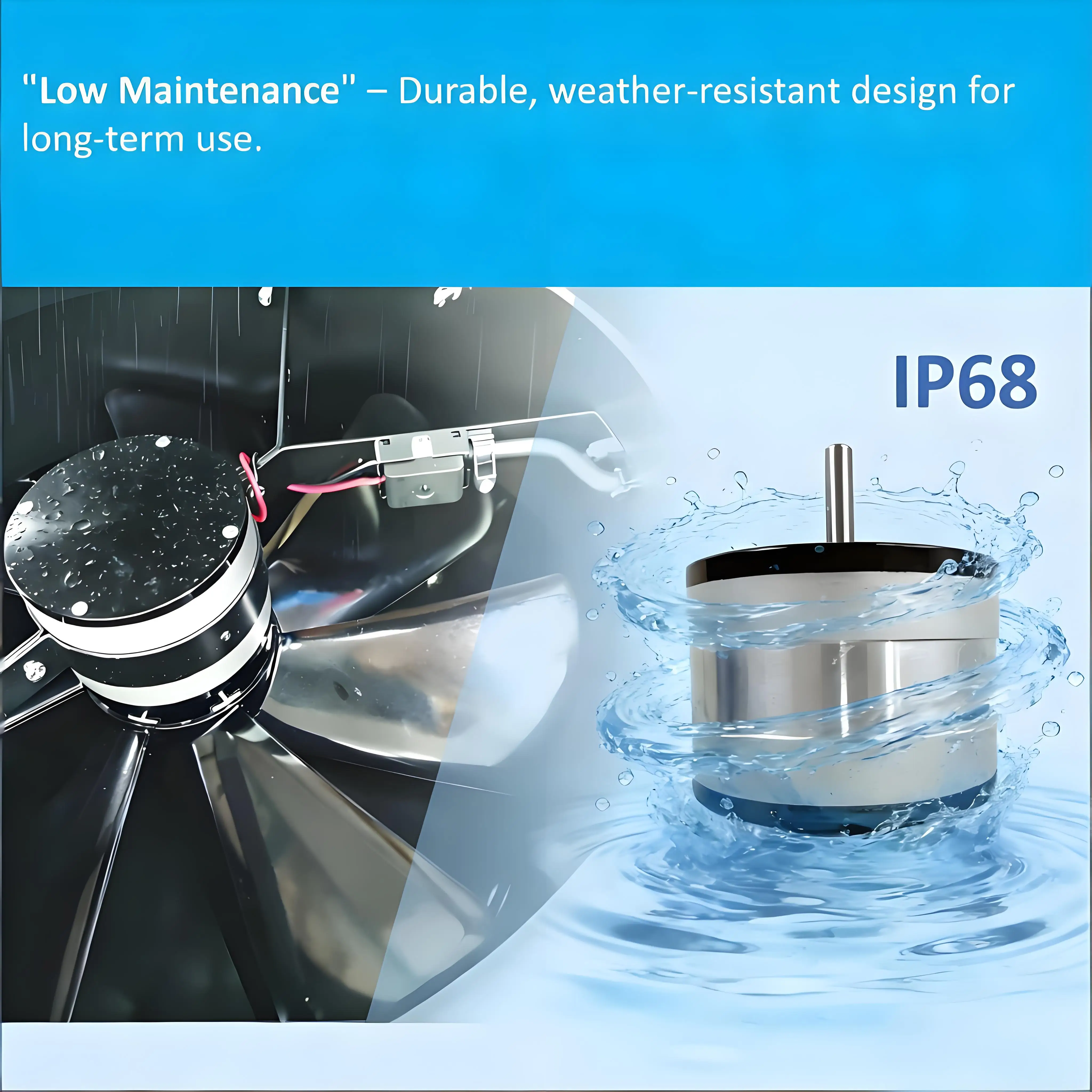 50W 14 Inch Solar Roof Ventilator Solar Attic Fan Solar Powered Roof Exhaust Fan Roof Vent Fan for Warehouse Greenhouse Home