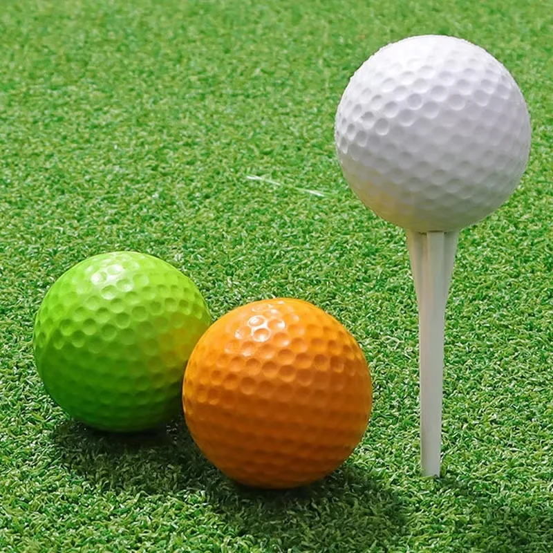 10Pcs PU Foam Golf Balls Sponge Elastic Indoor Outdoor Practice Training