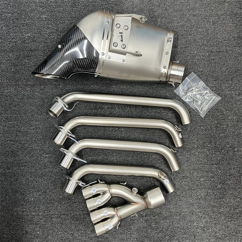 

Full System for CB650R CBR650R CB CBR 650 CB650 CBR650 R 2019 - 2022 Motorcycle Exhaust Muffler Escape Front Mid Link Pipe