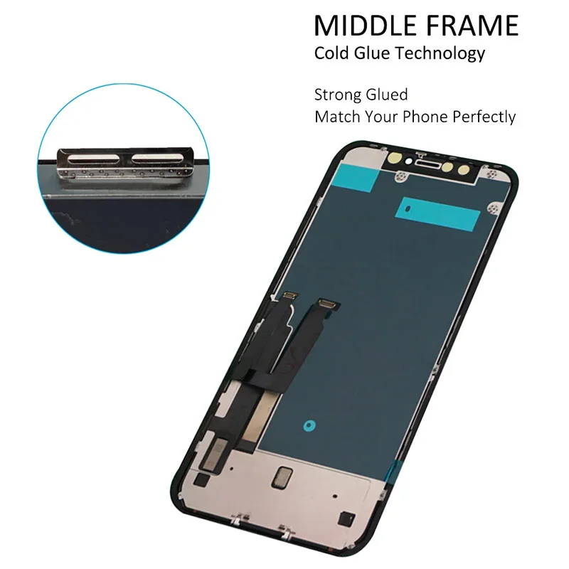 JK Incell LCD For iPhone X XS XR 11 11ProMax 12 12ProMax 13 LCD Display Touch Screen Digitizer Replacement Parts No Dead Pixel