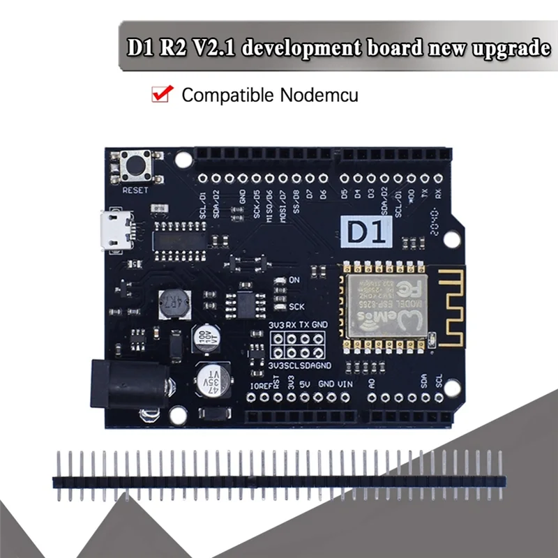 Moduł rozwojowy FFYY D1 R2 V2.1 WIFI ESP8266 ESP12F Elementy aktywne Układy scalone