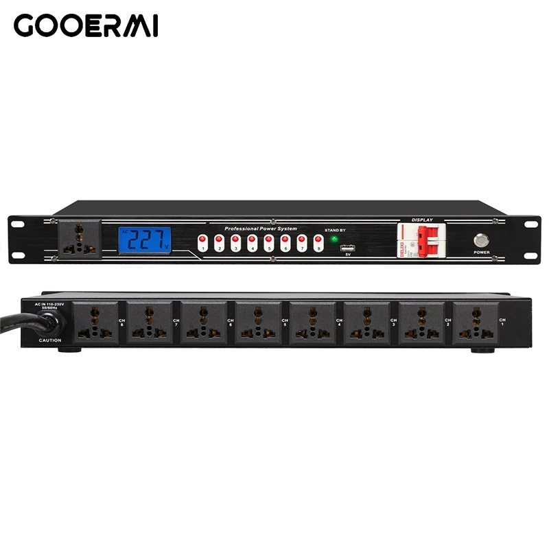 8 Channels DJ Stage Equipment Dedicated Timing Controller Professional Power Sequencer Dj Music System