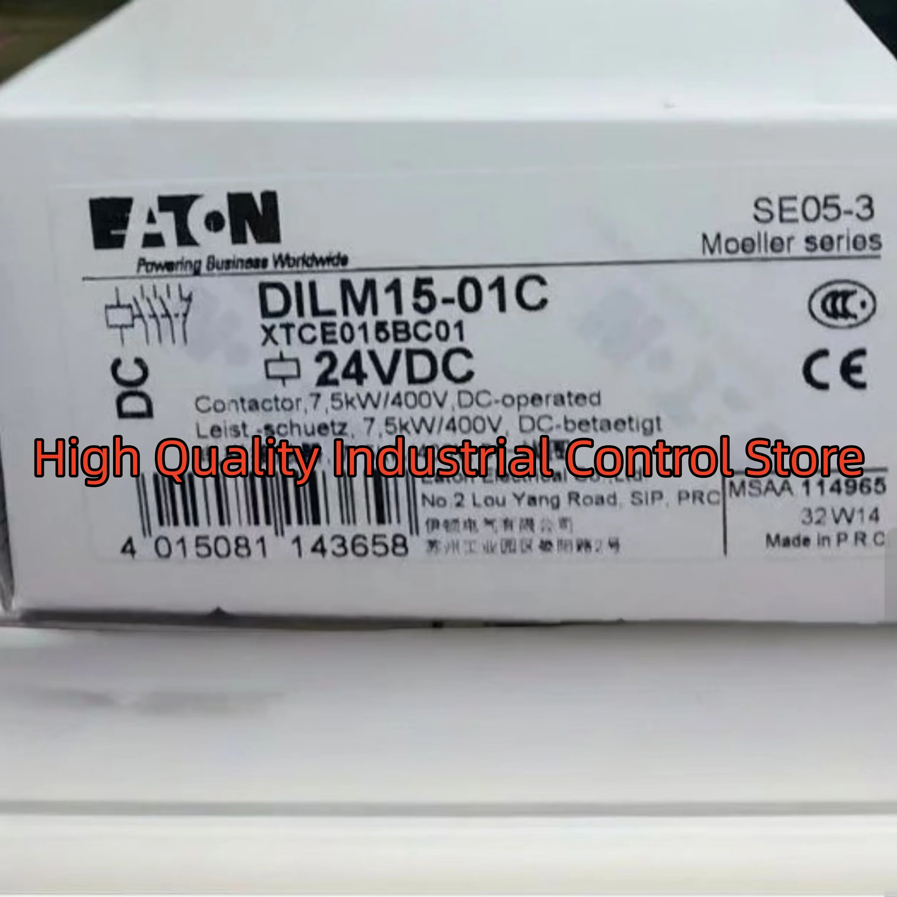 

Абсолютно новый контактор DILM15-01 24VDC DILM15-01C 24VDC