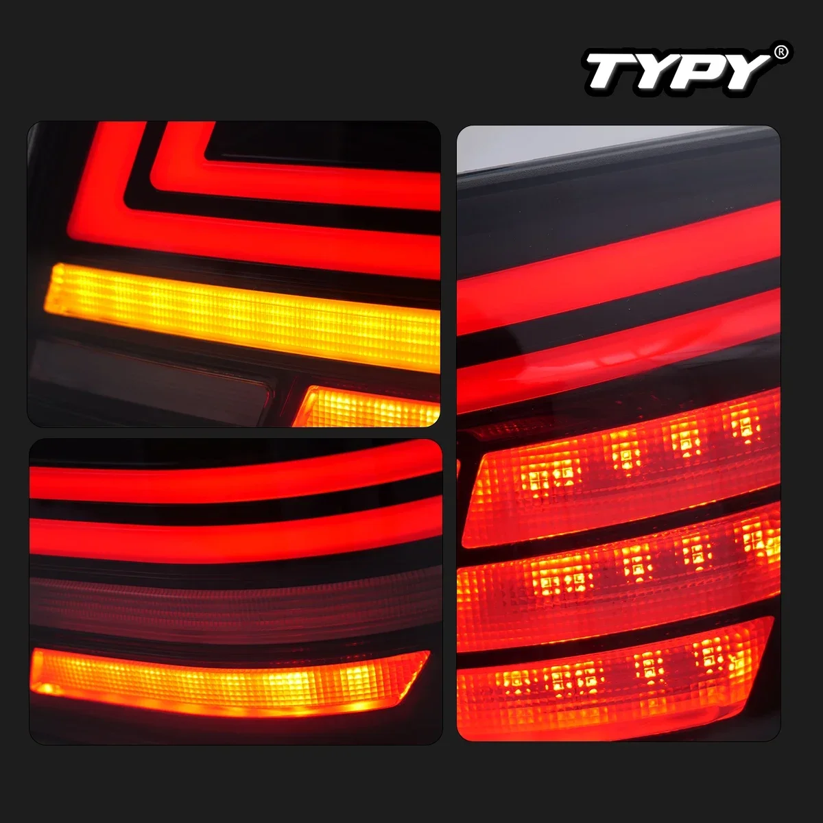 

TYPY New LED Tail Lamp Upgrade Modified For Benz GLK LED Taillights 2008-2015 Dynamic Signal Tail Lamp Auto Accessories