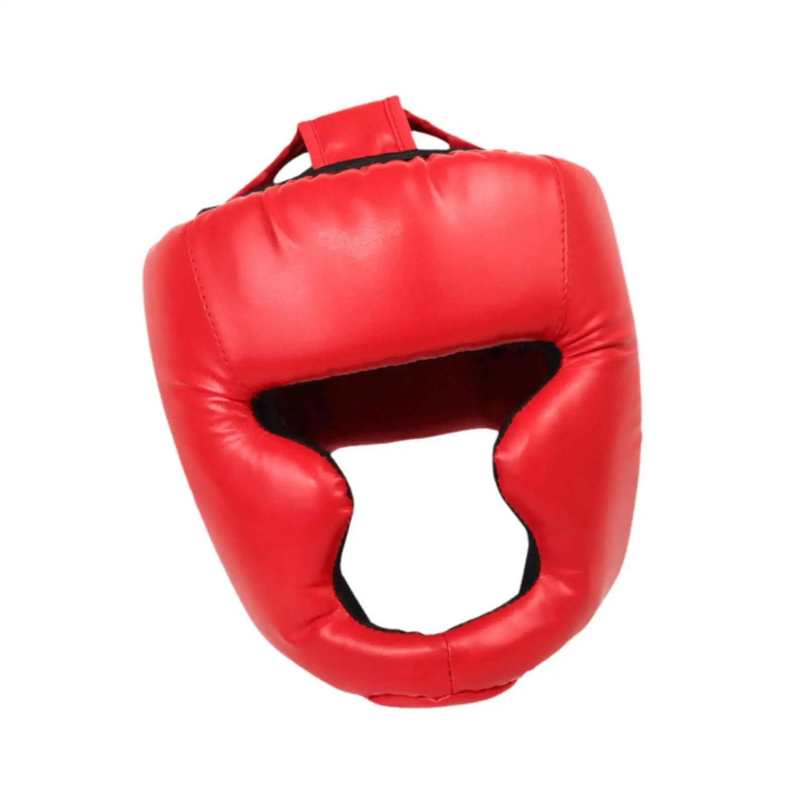 Boxing Headgear PU Breathable Head Protection Gear for Martial Arts Taekwondo Kickboxing Wrestling