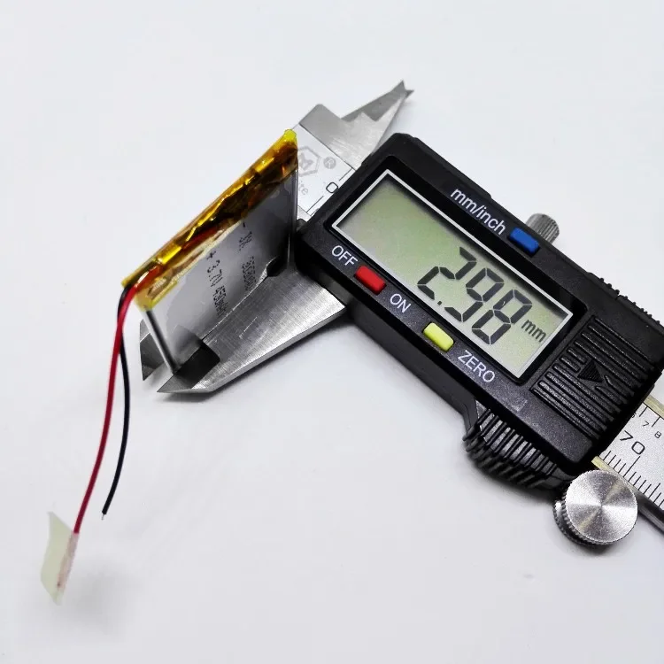 Встроенный аккумулятор регистратора вождения 303040   Полимерная литиевая батарея 3,7 В, шагомер, зарядка большой емкости, общий