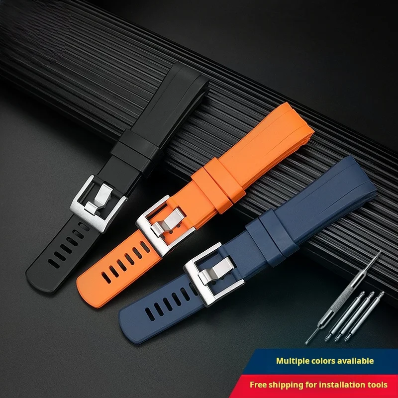 20MM 22MM Rubber Strap For Seiko PROSPEX PADI Abalone SRPE99K1 Coke ring SRPA21J1 SRP777 SRP773 SRPC25 Sport Silicone watch band
