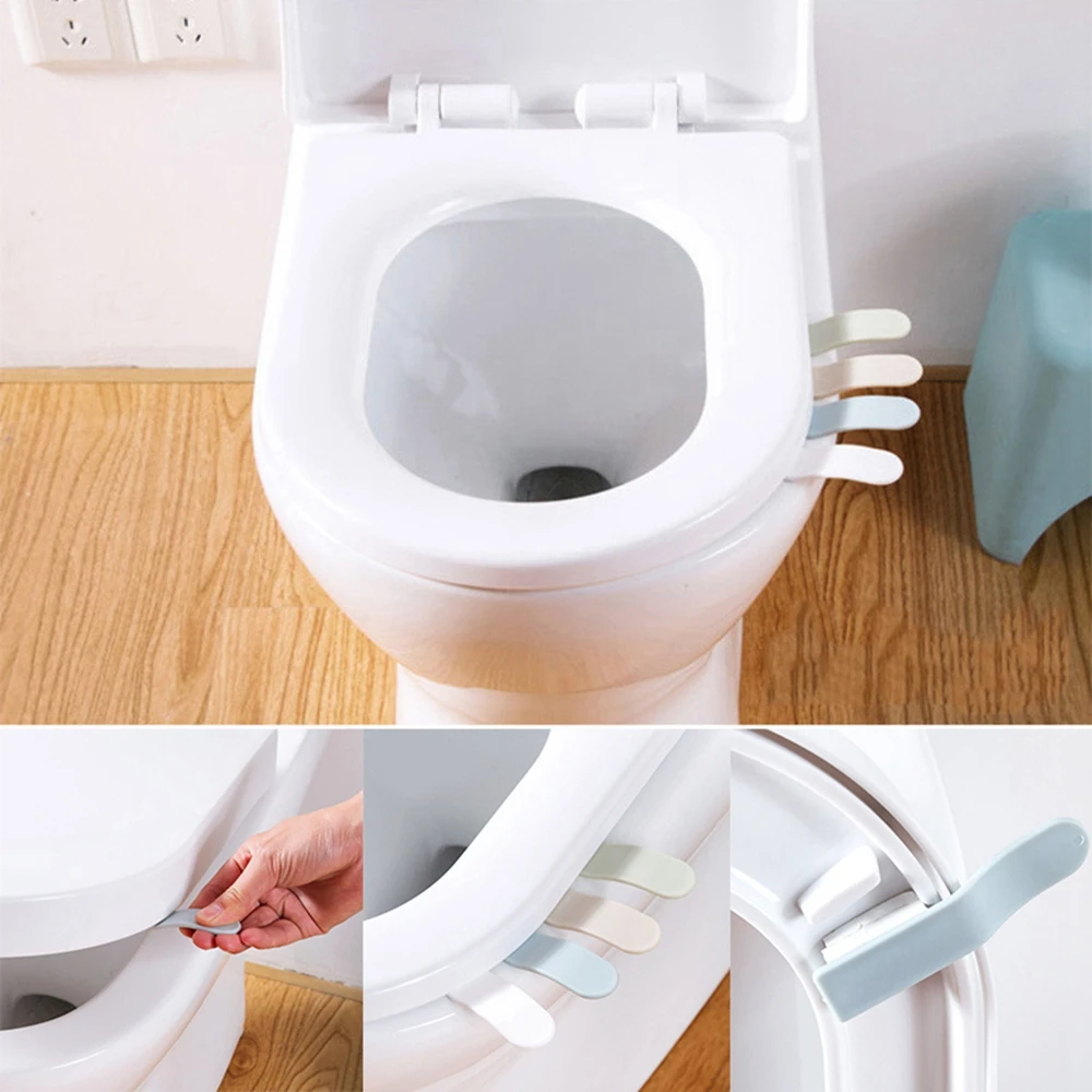 Simple Nordic Toilet Cover Lifter Durable PP Plastic Closestool Lid Lifter Closestool Seat Cover Lift Handle Bathroom Supplies