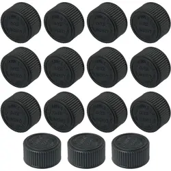 12Pcs 28mm/400 Thread Child Resistant Phenolic Resin Safety Cover Poly Seal Screw Caps for Daily Chemicals, Food, Cosmetics