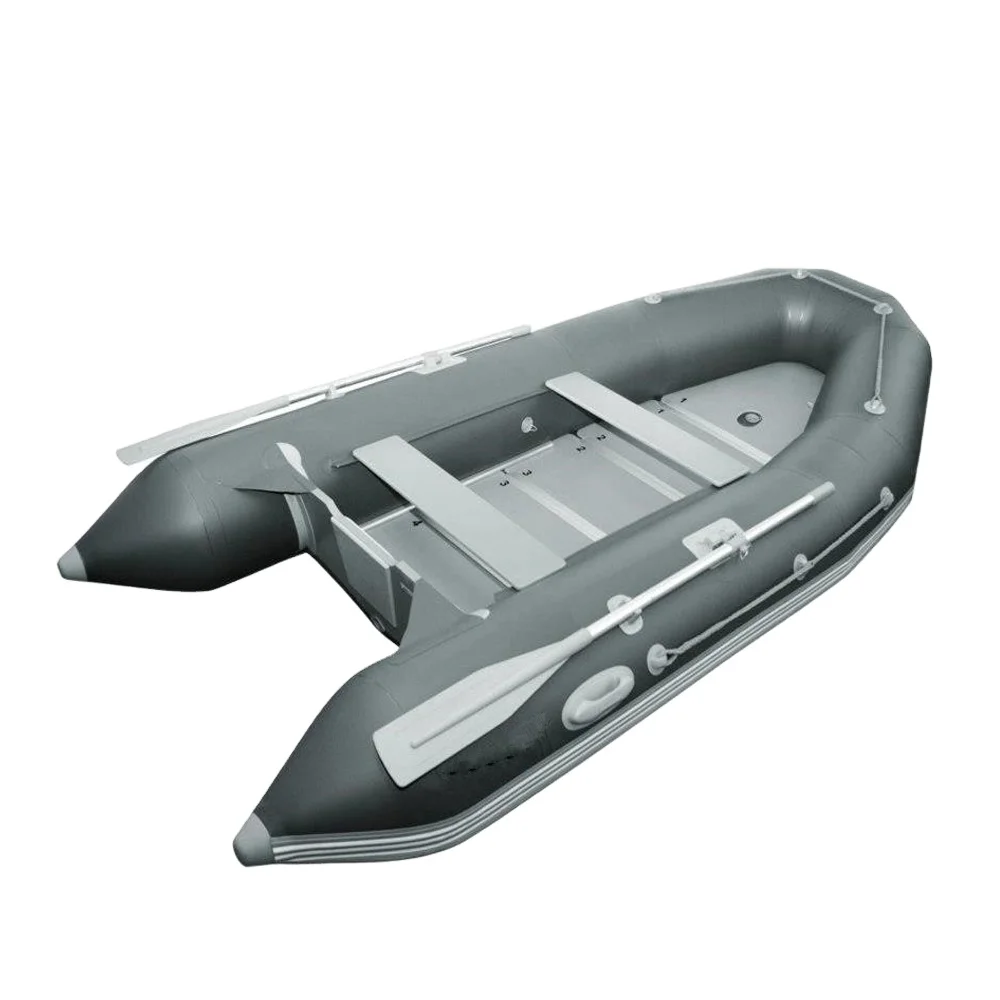 

High Speed CE 12ft B370 PVC Inflatable Boat With Aluminum Floor And Outboard Engine For Fishing