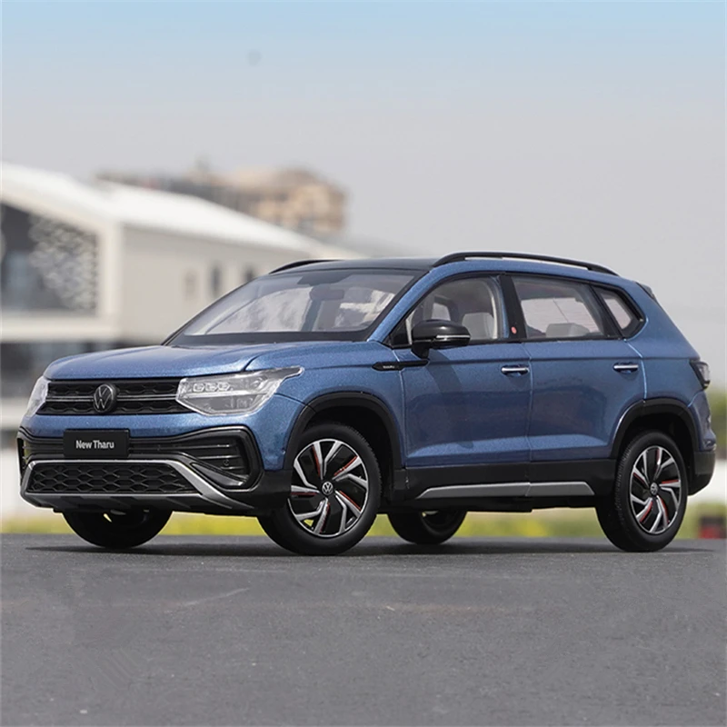 1:18 VW Tharu 2023 SUV Alloy Car Model Diecast Metal Toy Vehicles Car Model High Simulation Collection Childrens Gift Decoration