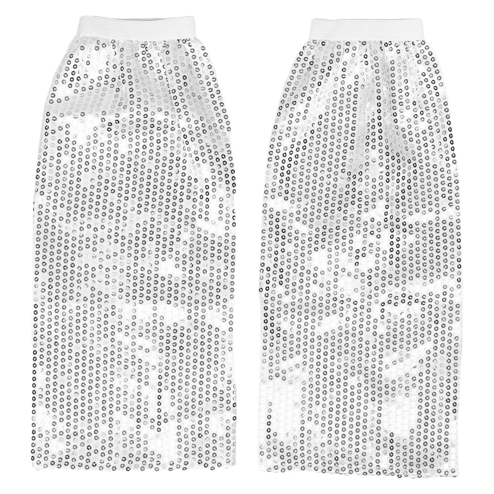

1pcs 1 Pair Sequin Leg Warmers Long Stretchy Glitter Boot Covers For Dance Performance Stage Party Rave Festival Wear Shimmering