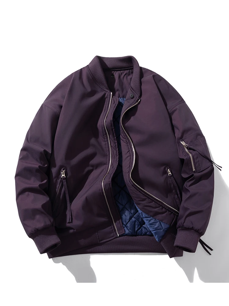 

Модная бейсбольная хлопковая куртка Thiened, свободная повседневная верхняя одежда для пилотов для мужчин и женщин, осенне-зимнее хлопковое пальто