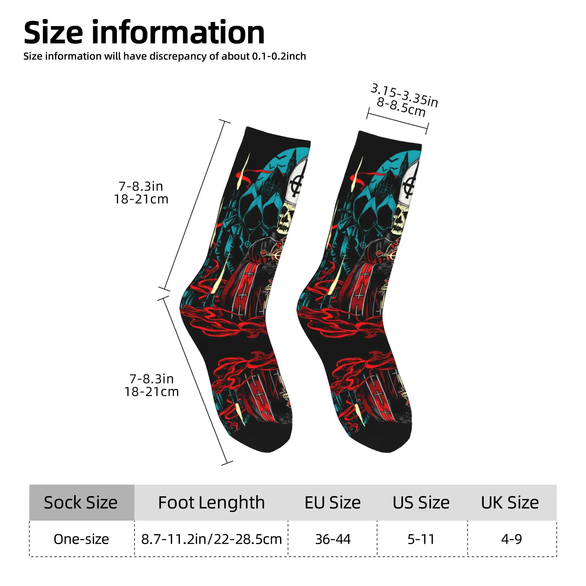 Benutzerdefinierte G-Ghosts Heavy Metal Band Männer Frauen Crew Socken Unisex Neuheit Vintage Frühling Sommer Herbst Winter Kleid Socken