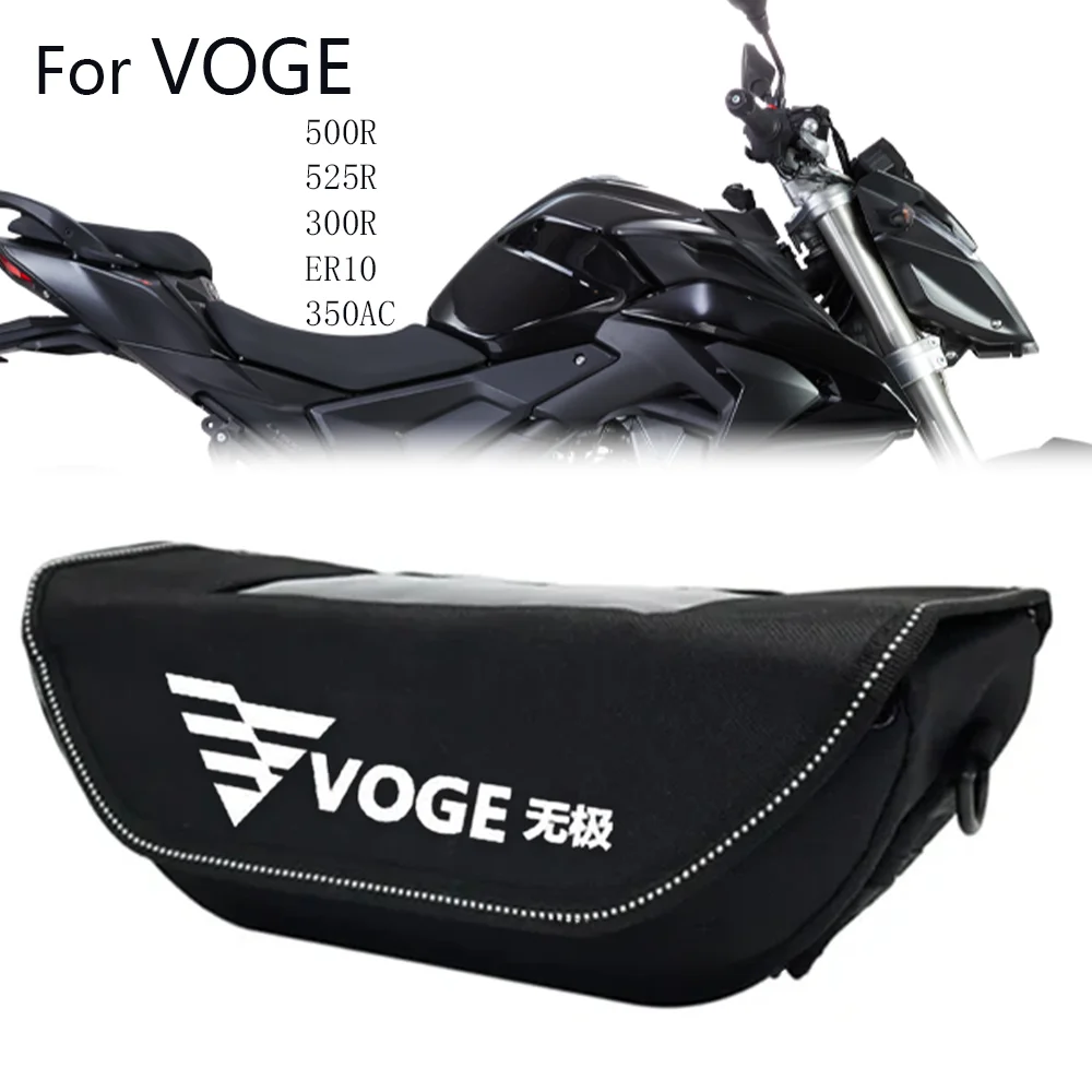 

For VOGE 500R 525R 300R ER10 350AC Motorcycle Waterproof And Dustproof Handlebar Storage Bag motorcycle handlebar travel bag