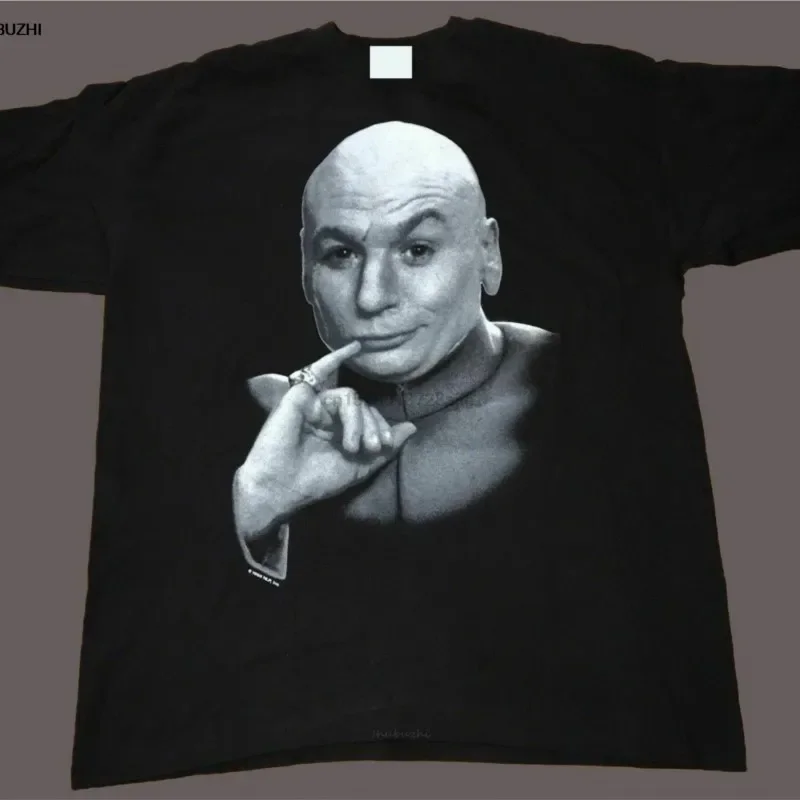 RARE 1998 Dr. Evil Austin Powers T shirt S-2XL men brand tshirt summer cotton top tees