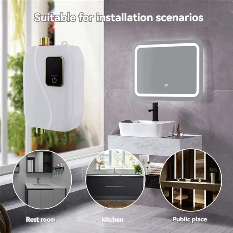 A05G-Instant Water Heater Quick Heating Water Heater In Kitchen For RV Household Small Kitchen Water Heater European Regulations