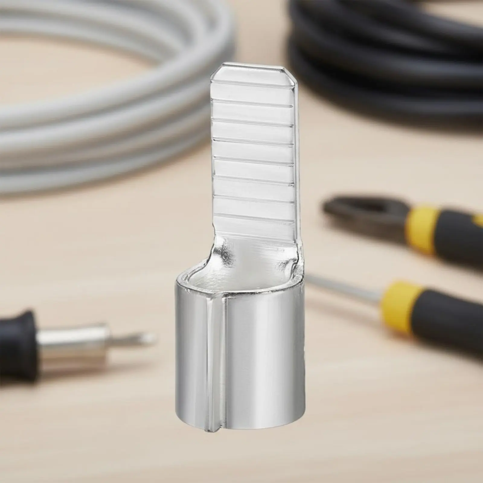 Bare Copper Terminal High Conductivity Spade Terminal Lug Blade Wire Lug Corrosion Resistant Spade Connector Tin Plated