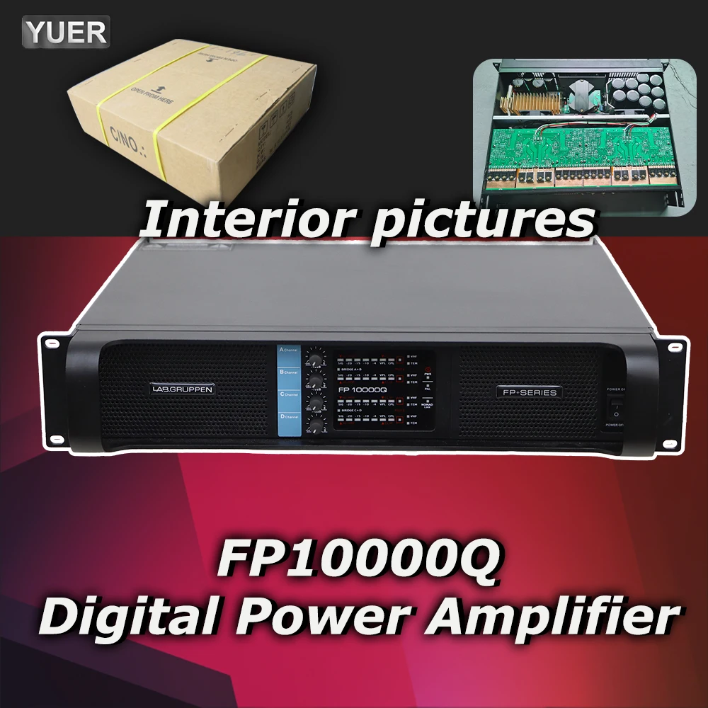 Professional FP10000Q 2500W 4 Channel Power Amplifier For Subwoofer & Line Array Loudspeaker Amplificador 1350W 8Ohms DJ