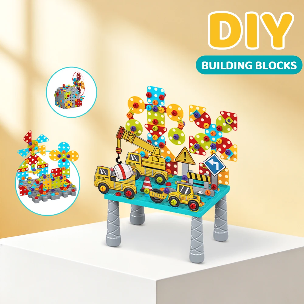 Nut installation Disassembly Match Tool Kit Educational Assembled Sets Design Screwing Blocks Toys for Boys Kids Birthday Gifts view 3