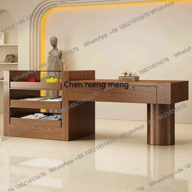 Modern Minimalist Island Display Counter Nordic Creative Clothing Store Jewelry Display Table Custom Commercial Furniture