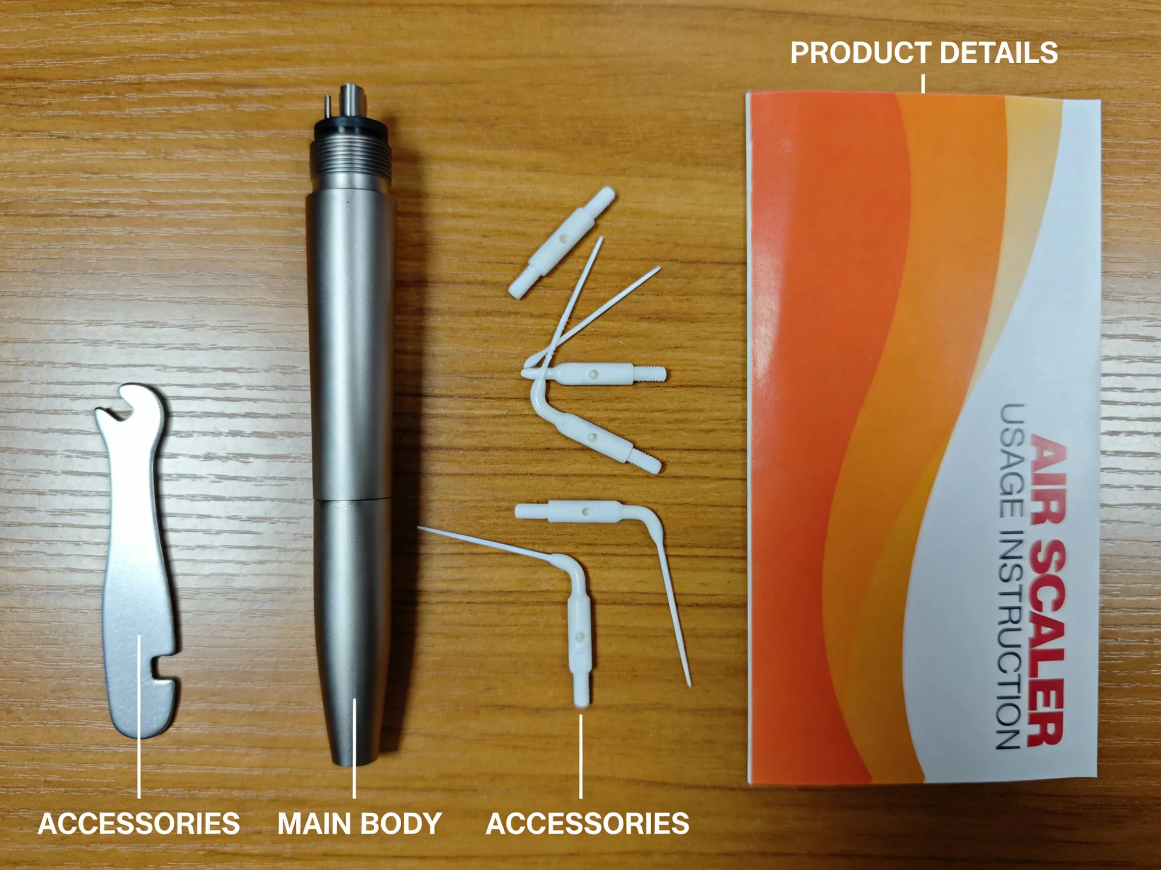 

Dental Ultrasonic Endo Activator Irrigator Tool for Root Canal Treatment with 5 Tips - Dental Care Equipment