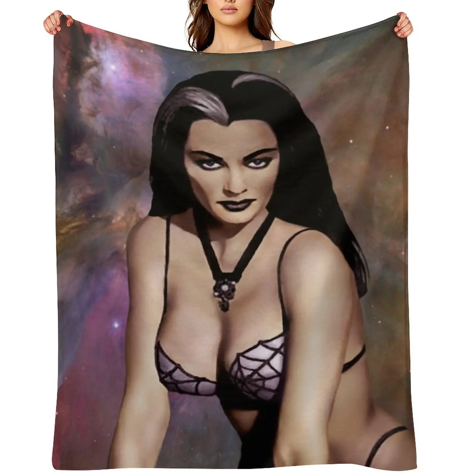 إيفون دي كارلو كما ليلي مونستر رمي بطانية البطانيات للأطفال الأرائك السرير منقوشة الفاخرة مصمم البطانيات #1