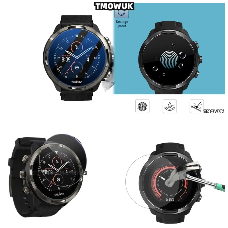 

For Suunto 5 7 9 Peak Pro Race S 45mm 49mm OCEAN Traverse Alpha - 9H Anti - Scratch Tempered Glass - HD Screen Protector For Sma