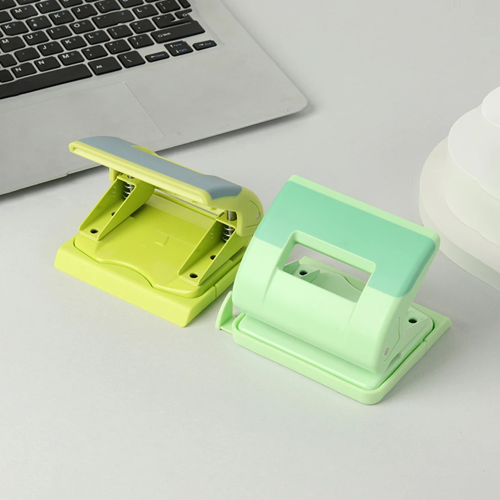 

Hole Punch Small Handheld Paper Puncher Iron File Office Loose Leaf Punching Machine Loose-leaf