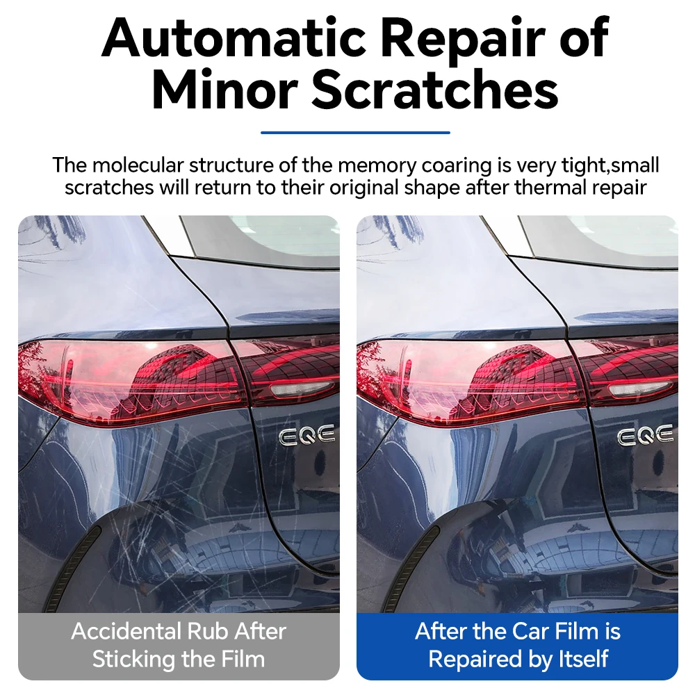 Для Mercedes Benz EQE SUV 2022-2025 ТПУ защитная пленка для краски против царапин предварительно вырезанная PPF кузов автомобиля прозрачный бюстгальтер устойчивый невидимый
