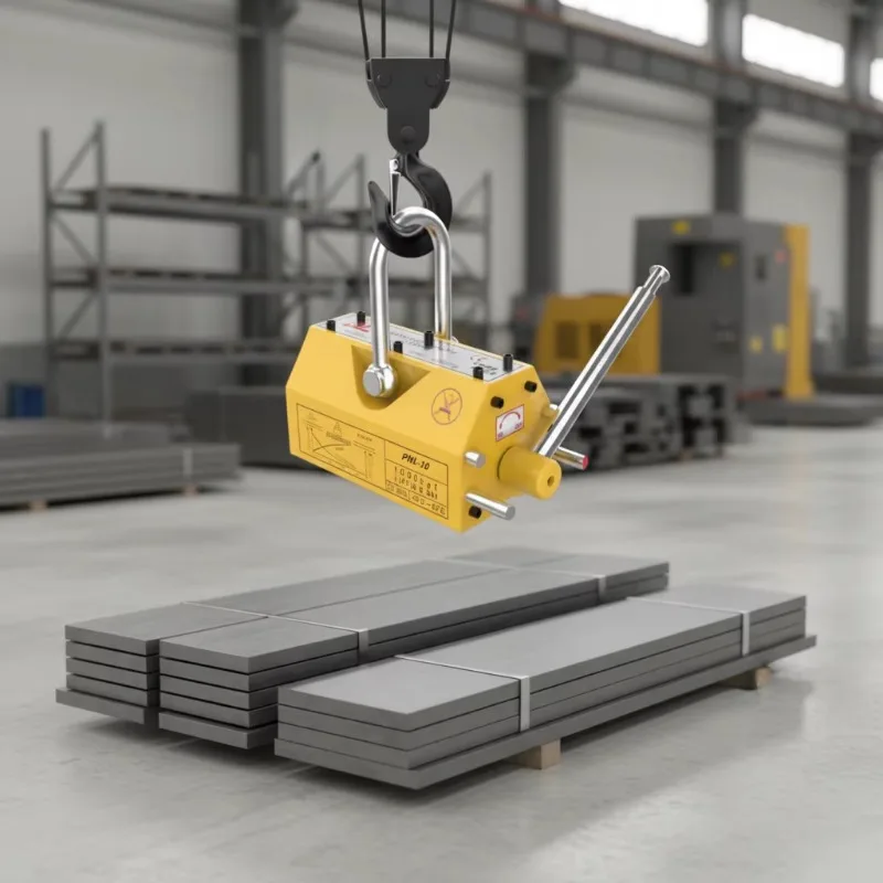 Hoist 200kg lifting magnet, strong magnet, for lifting steel plates and steel plates
