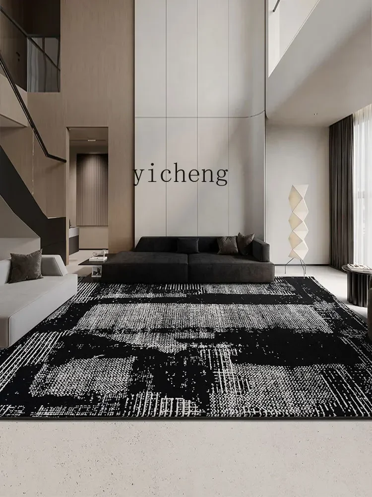 Black Carpet Living Room 2 Advanced Sense High-End Home Bedroom Window Front Blended Non-Slip Soundproof