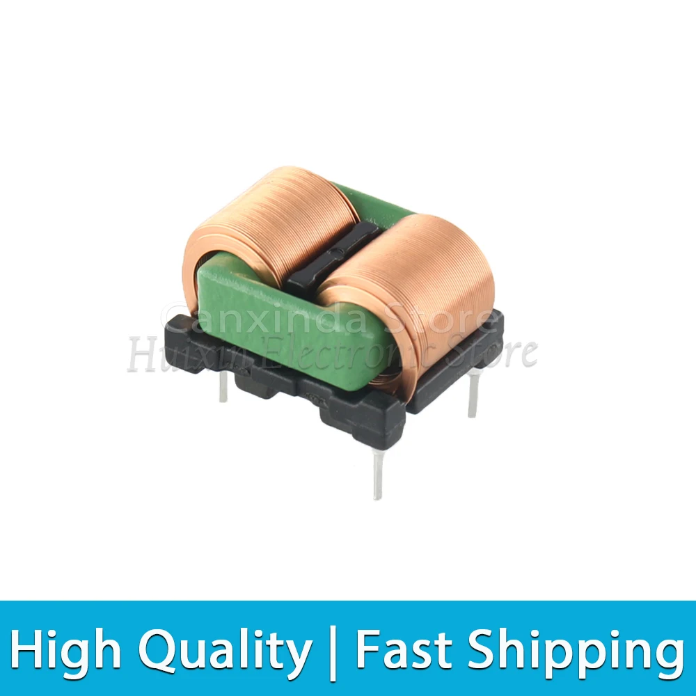 2pcs Flat Copper Wire EMI Filter Inductor Horizontal Common Mode Inductance Magnetic Toroidal Coil 5mH 10mH 15mH 20mH 25mH 28mH