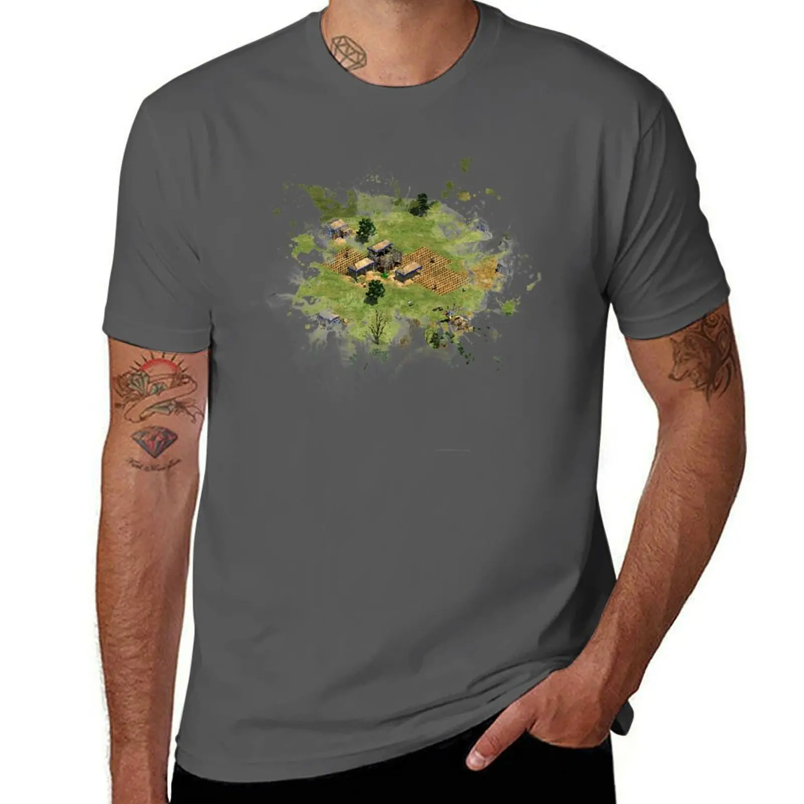 

Age of Empires Art T-Shirt vintage anime shirt man t shirt valentines clothes summer shirt Men's clothing