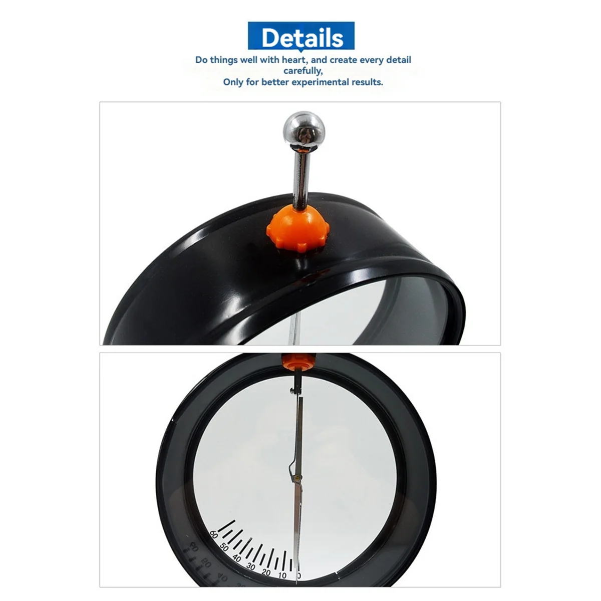 A79G Pointer Electroscope Electrostatic Experiment Electrometer for Measuring the Potential Difference Between Two Bands