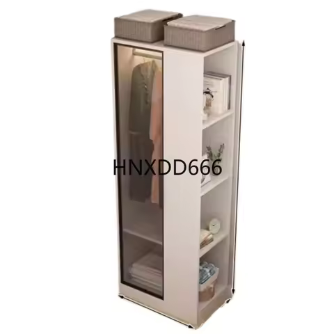 Small Partitions Wardrobe Organizer Transparent Minimalist Door Clothes Wardrobe Modern Cube Cheap Guarda Roupa Hotel Furniture