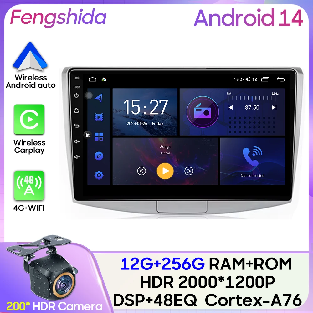 

Car Radio Carplay For Volkswagen VW Passat B6 B7 CC 2010-2015 GPS Navigation Android Auto Multimedia Player Wifi No 2din Stereo