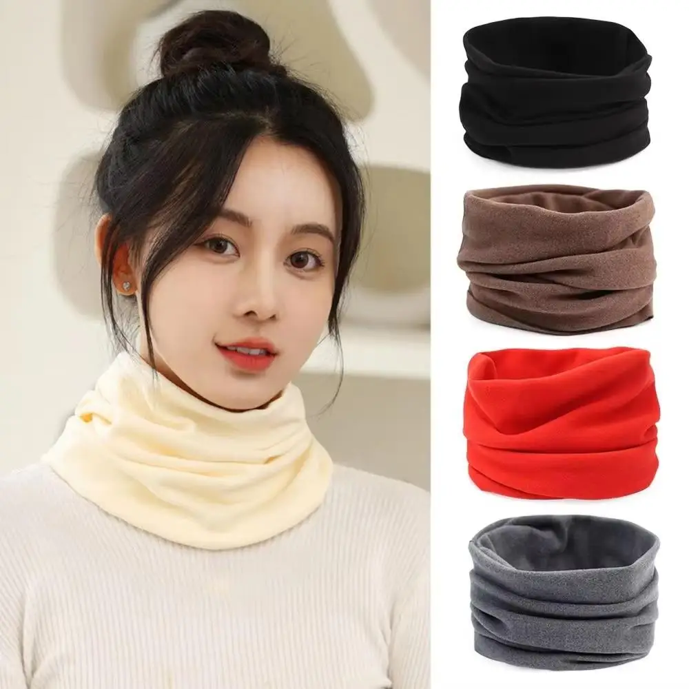 Syal Leher Berlapis Hangat, Syal Olahraga Lembut, Dekorasi Fashion, Barang Beludru, Syal Tebal, Pelindung Angin untuk Lari, Selendang Berguna