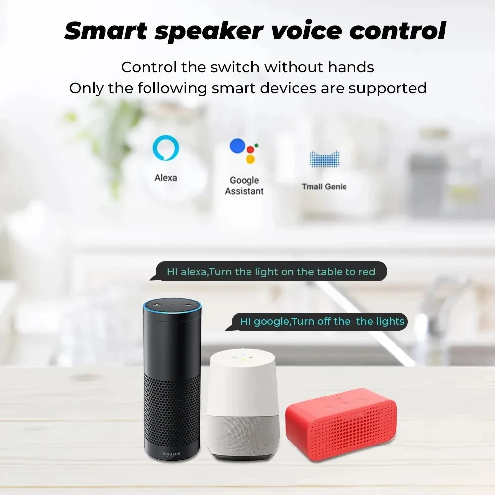 Imagem -06 - Mini Interruptor Inteligente Tuya Wifi Relé Temporizador App Smart Life Smart Speaker Controle de Voz Trabalho de Automação com Alexa Google Home