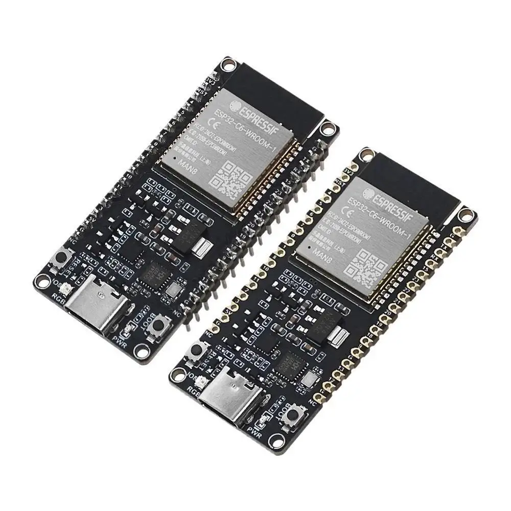 ESP32-C6 WiFi Bluetooth Development Board Onboard ESP32-C6-WROOM-1-N8 Module WiFi6 RISC-V Development Board