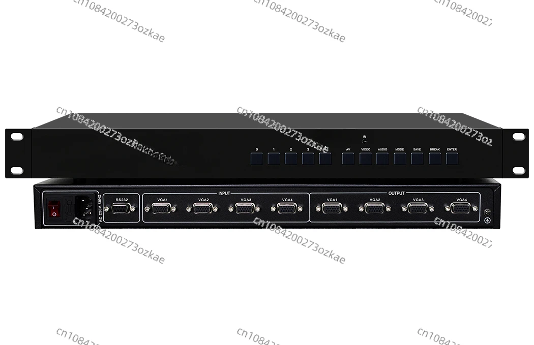 8-in/8-out  16-in/4-out VGA Matrix Switch with Audio, 24/32-Port Selection