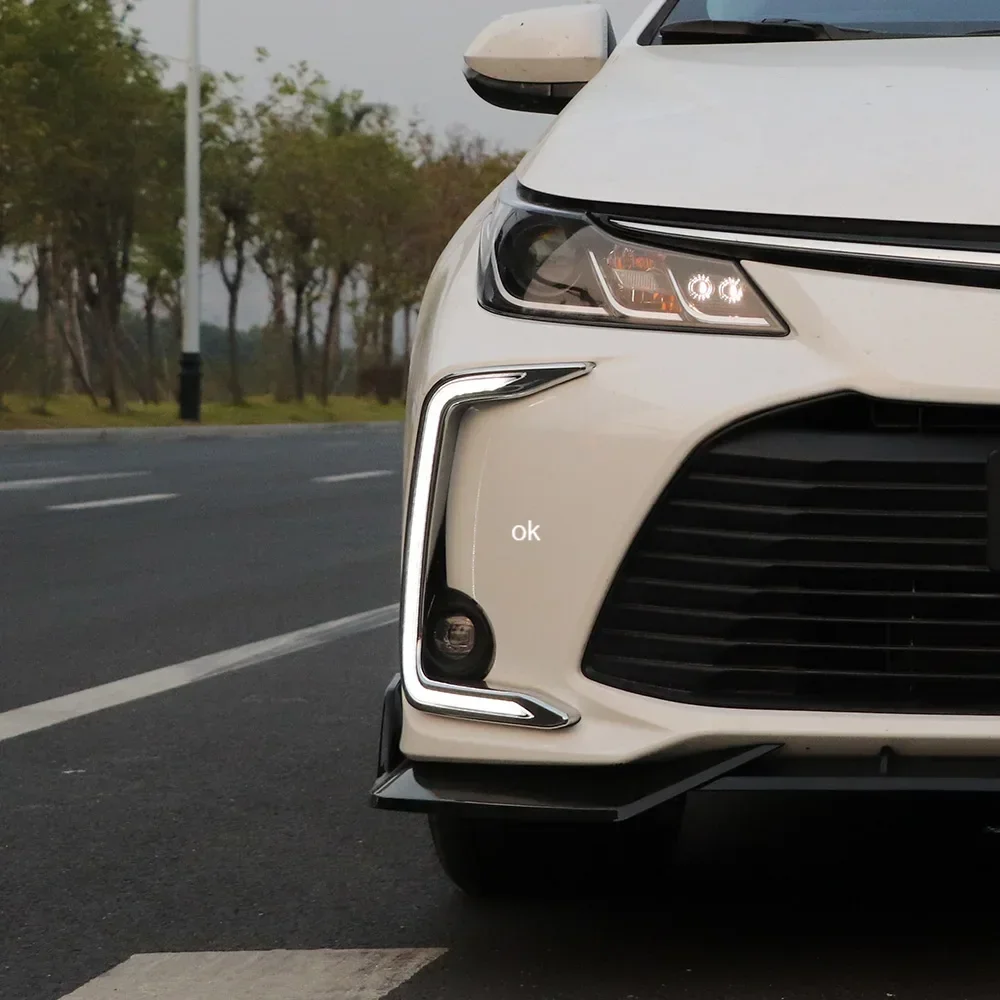 For Toyota Corolla 2019-2023 Front Bumper Upgrade LED Dynamic Daytime Running Light Car lights Assembly Tool Accessories