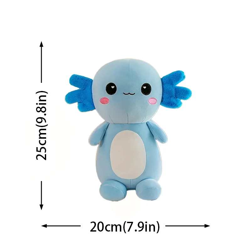 Juguete de peluche Axolotl, juguete de peluche Axolotl, anfibios de Ambystoma, decoración del hogar, fiesta de cumpleaños, versión de paquete