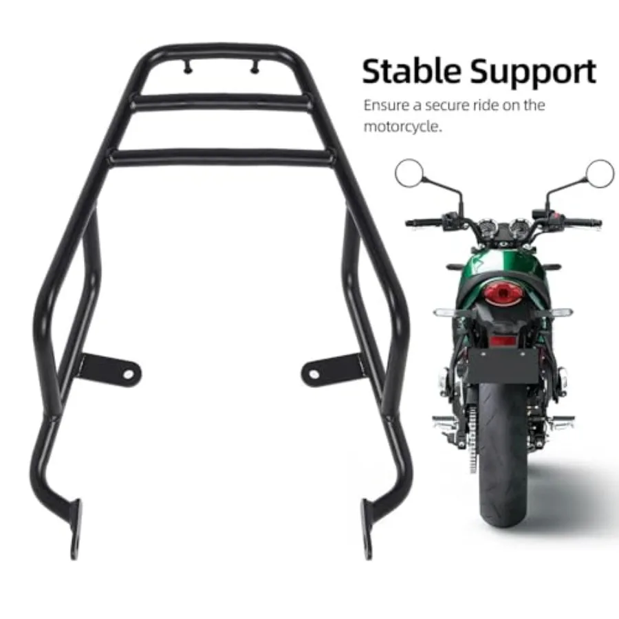 Motorcycle Luggage Rack for Z650RS 2022 to 2024 Motorcycle Rear Cargo Carrier Z650RS Accessories Powersports Luggage Racks Rear