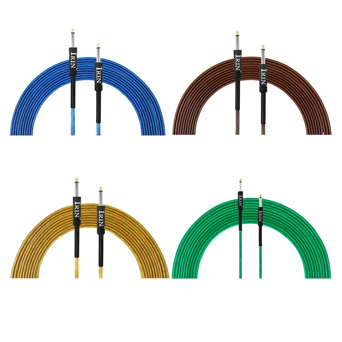 IRIN Amplifier Cable 3M/6M/10M Connection Line 6.35MM Double Straight Transmission Audio Cable For Guitar Bass Accessoires