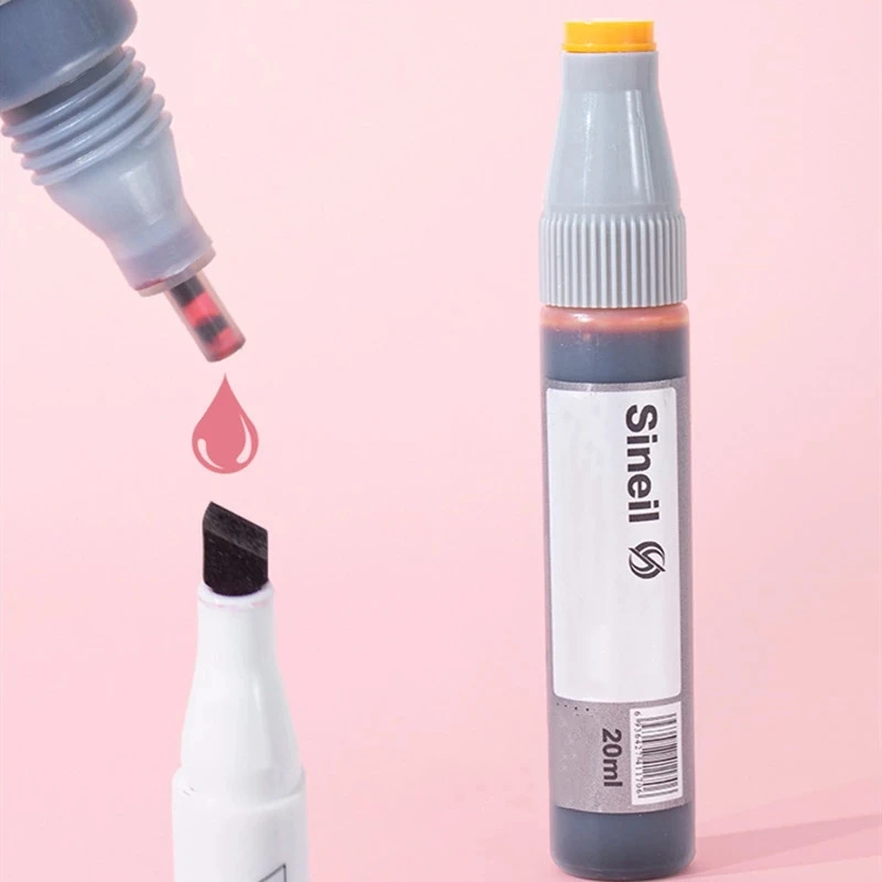 Sineil Marker Nachfülltinte Touch Marker Nachfüllung Markierstift Nachfüllflüssigkeit Universelle Touch Marker Stift Wasserinjektionsflüssigkeit – Detail 5
